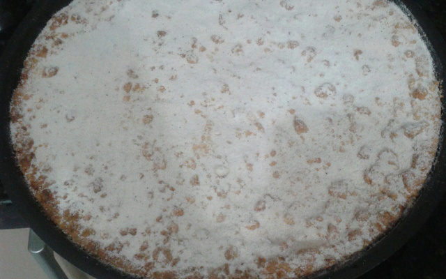Torta de maçã crocante