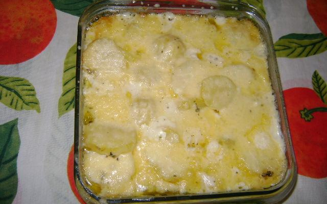 Batata gratinada
