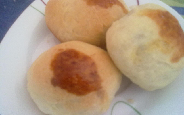 Pão de batata para o lanche das amigas