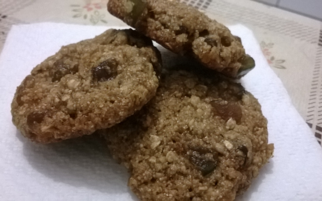 Cookie de aveia e mel