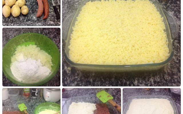 Escondidinho de calabresa