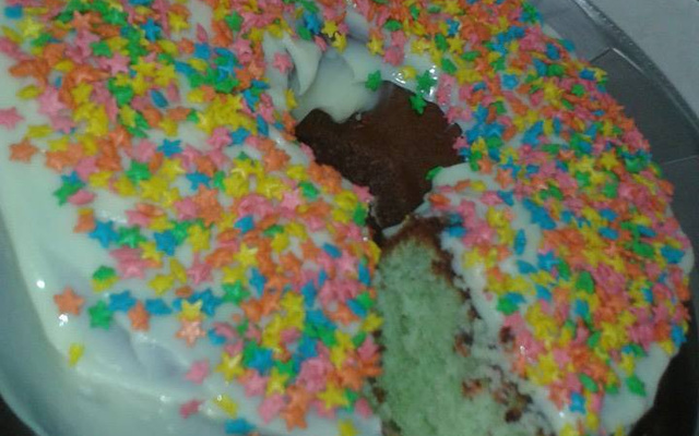 Bolo verde de limão