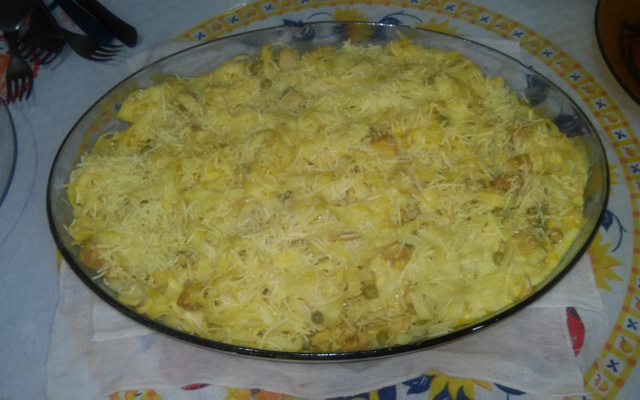 Fettuccine com frango