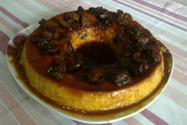 Pudim de doce de leite