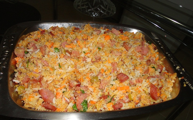 Farofa de arroz