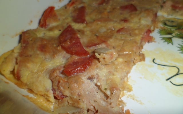 Omelete de atum fácil assado