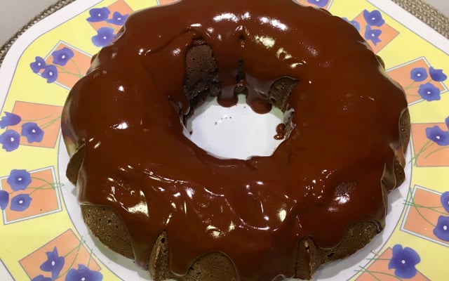 Bolo de chocolate low carb