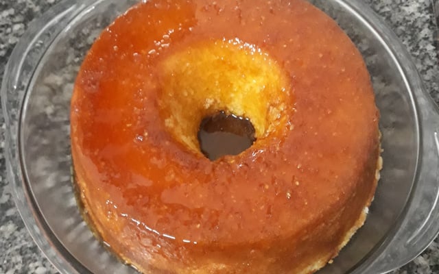 Bolo de tapioca cremoso