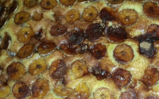 Torta de banana fácil