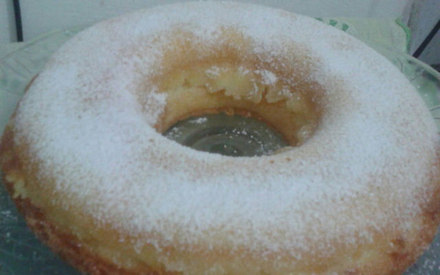 Bolo de fubá cremoso