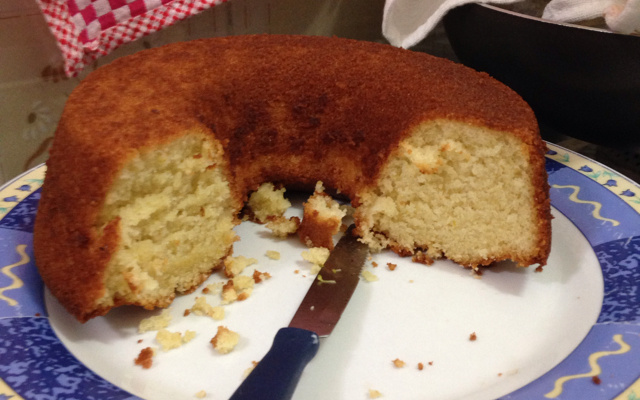 Bolo de laranja lima