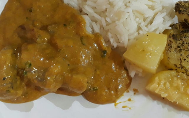 Estrogonofe de cabocha (abóbora japonesa)