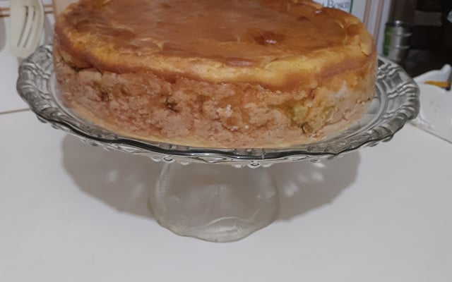 Torta de arroz de liquidificador