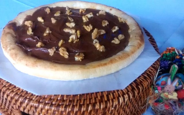 Pizza de Páscoa Don Peppone (pizza de nutella)