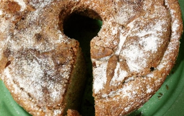 Bolo de banana fofinho