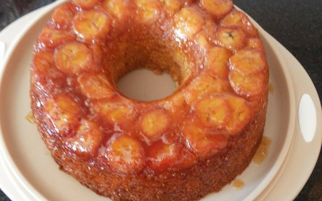 Bolo de banana fofinho