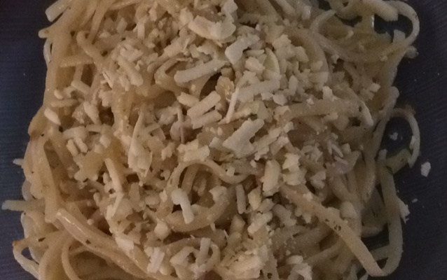 Macarrão alho e óleo