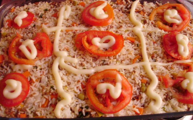 Arroz de forno rápido