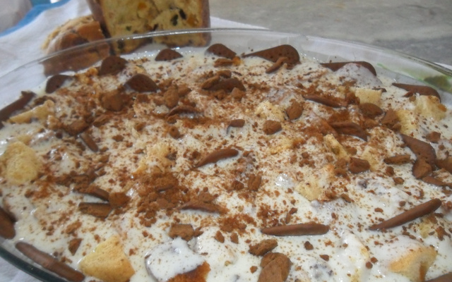 Mousse de limão e panetone