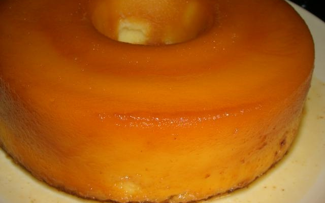 Pudim de padaria