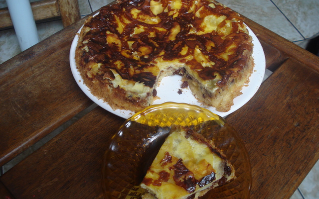 Torta de maçã com canela