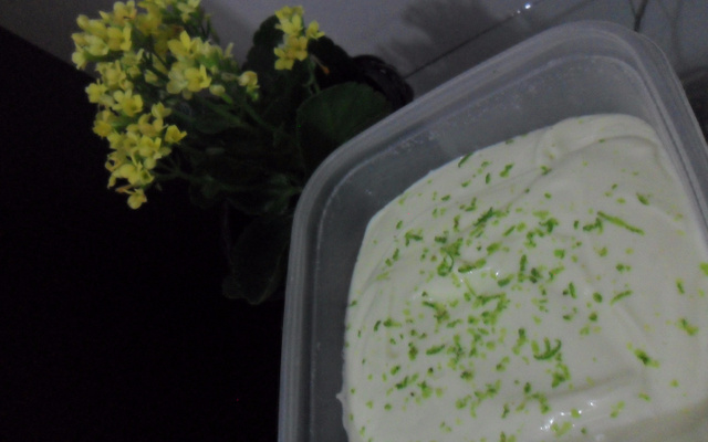 Mousse de leite em pó