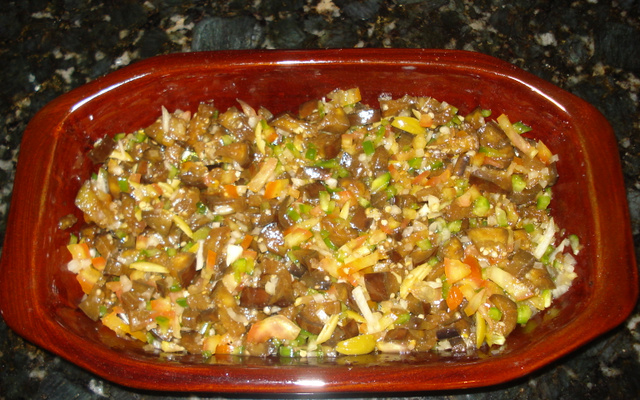 Salada de berinjela