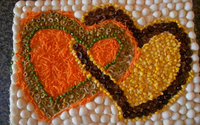 Torta salgada com pão de forma