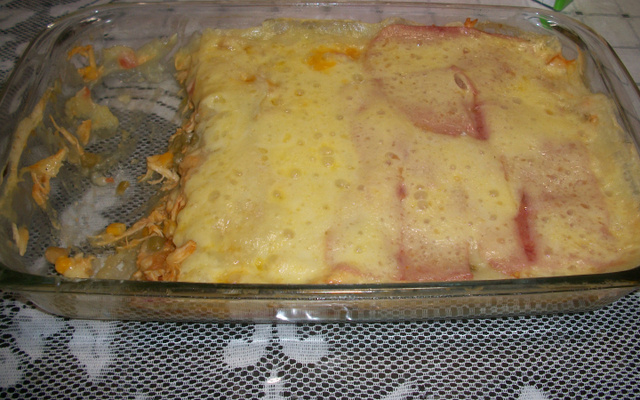 Escondidinho de frango com batata