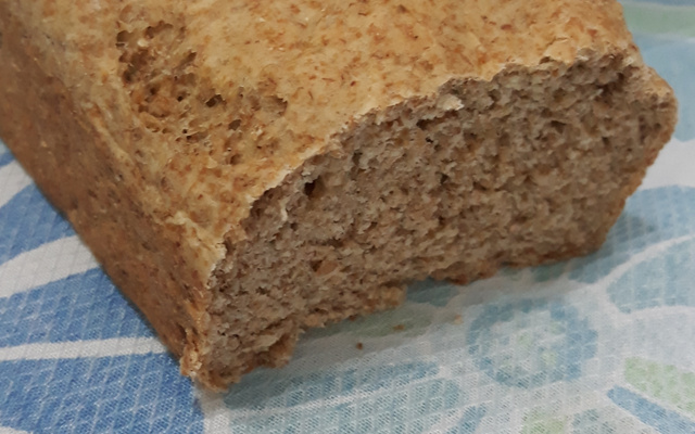 Pão integral de aveia