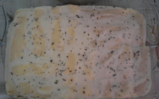 Caneloni de Presunto e Queijo ao molho