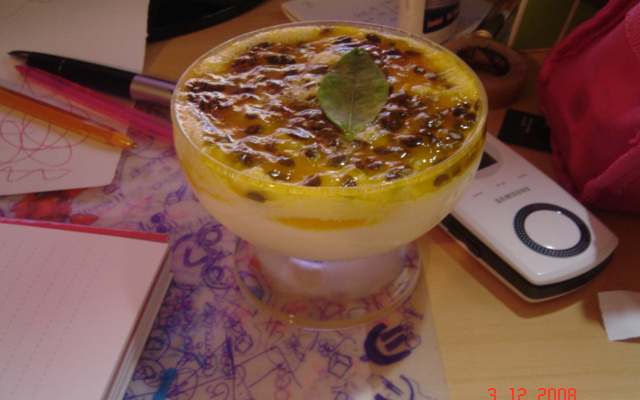 Mousse de maracujá