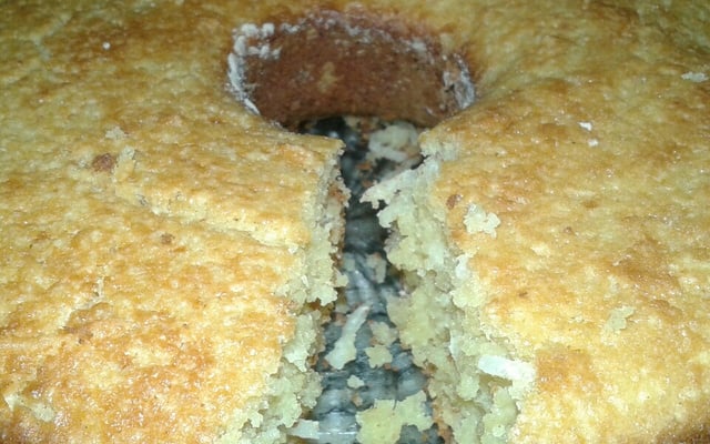 Bolo de arroz cozido