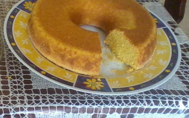 Bolo de milharina ( sem farinha de trigo)