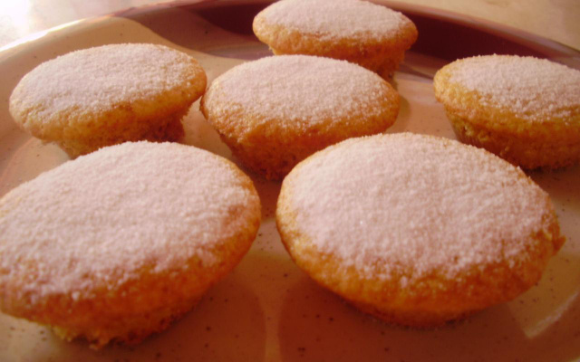 Minibolo de tangerina