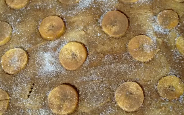 Bolo de banana da terra