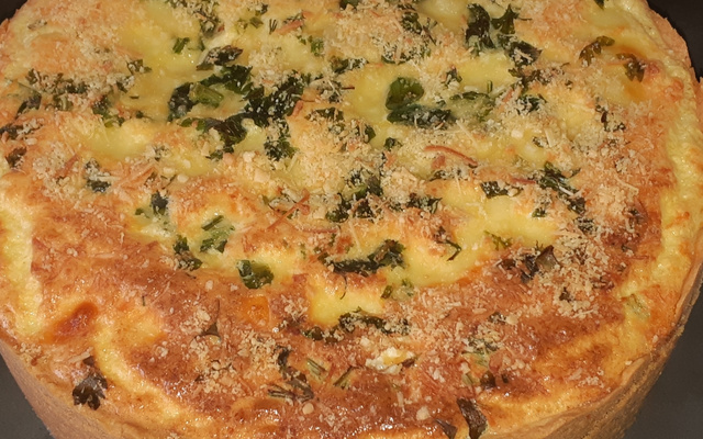 Quiche de frango (super leve e saboroso )