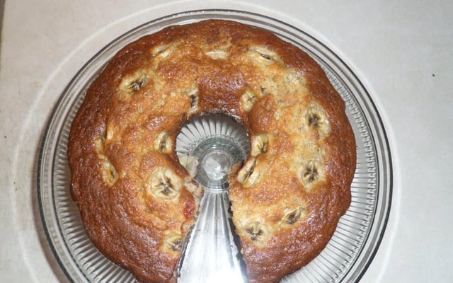 Bolo de banana com goiabada