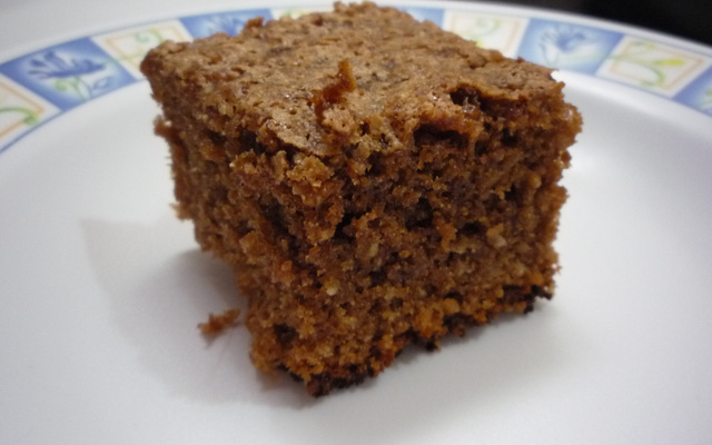 Bolo de chocolate com aveia