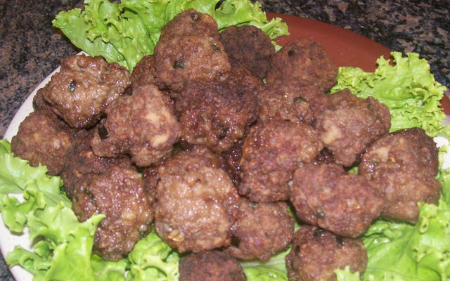 Bolinho de carne moída irresistível