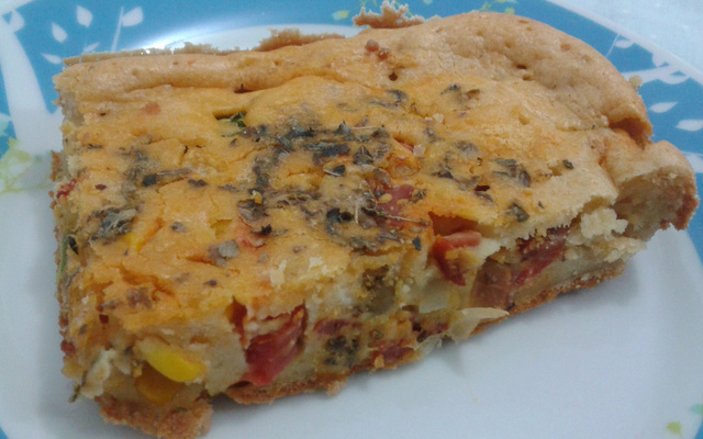 Massa rápida de torta salgada de liquidificador