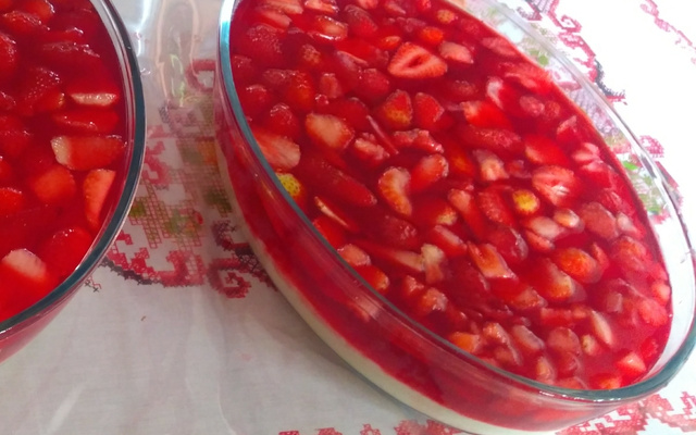 Sobremesa de morango