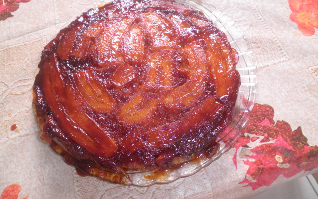 Bolo Invertido de banana