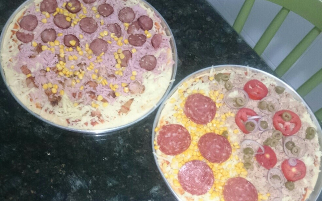 Massa de pizza profissional (2 discos)