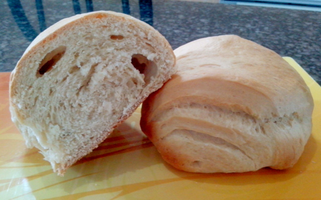 Pão de minuto recheado