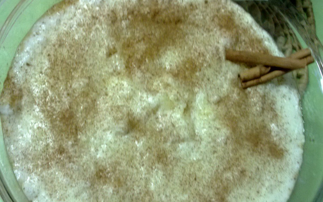Arroz doce caramelizado