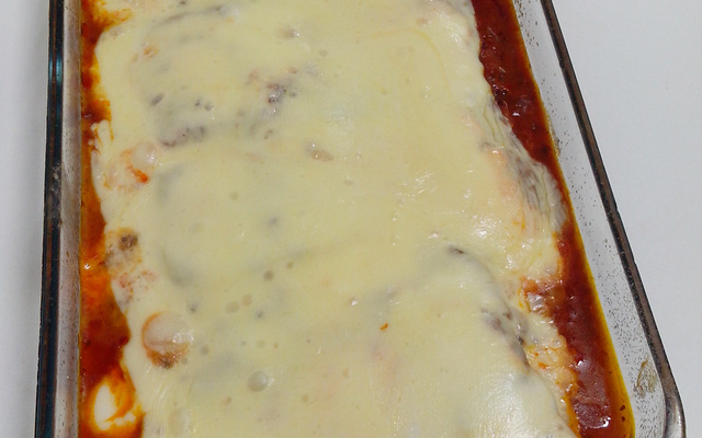 Salmão com requeijão