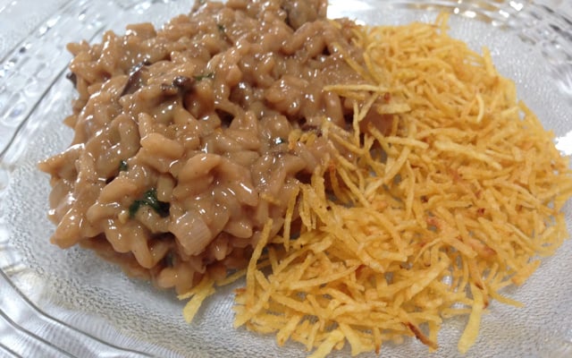 Risoto de funghi secchi