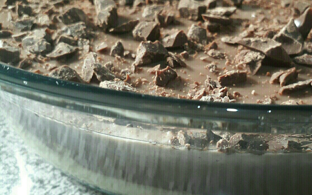 Pavê Branco e preto simples