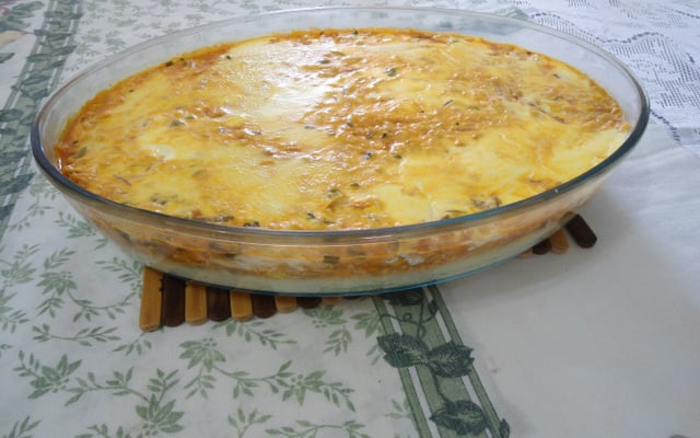 Bolo de batata com requeijão